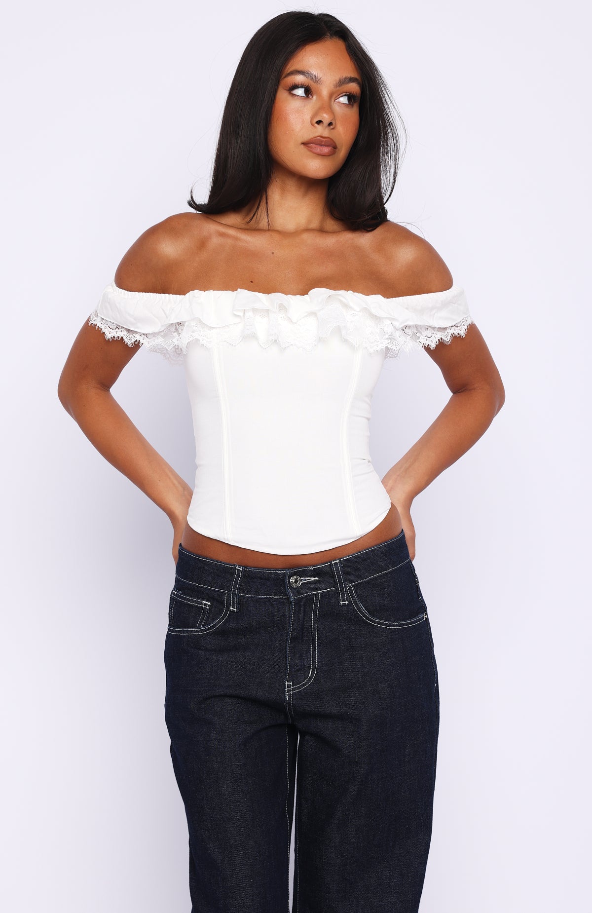 white-fox-shaking-things-up-strapless-bustier-white-04